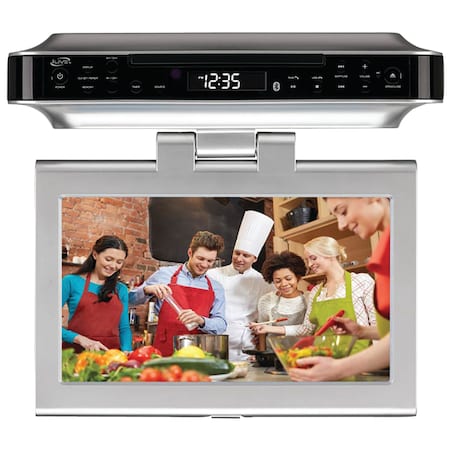 Gpx Under-Cabinet 10" DVD/CD Bluetooth Player with FM Radio IKTD1037S